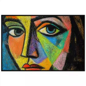 Tranh sáp dầutranh trừu tượng chân dung.Tranh treo tườngdán tường sơn dầucanvasCGI-2069