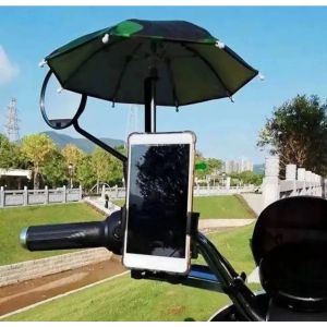 Dù che nắng  mưa mini gắn giá đỡ điện thoại trang trí xe máy ( Sản Phẩm Không Bao Gồm Giá Đỡ)