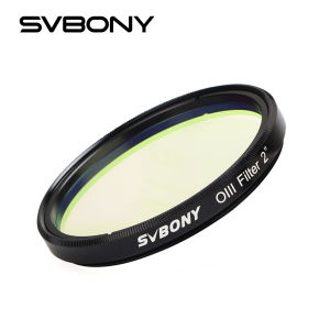 SVBONY 18nm 1.25"/2 O-III Filter Narrowband Cuts Light Pollution Filter for Astronomy Telescope SV115