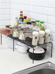 Retractable Shelf/ Sliding Rack/ Kitchen Storage For Cabinet Tableware/ Easy contraction