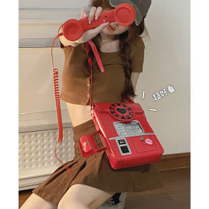 Pu Yousame Style Phone Bag Female New New Arrival Trendy Funny Phone Bag Kawaii Satchel Messenger Bag