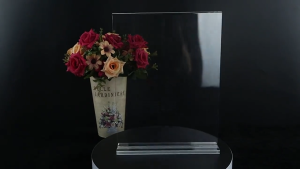A4/A5/A6 Acrylic Menu Display Stand Double Side Clear Desk Display T-type Menu Ad Frame Photo Holder
