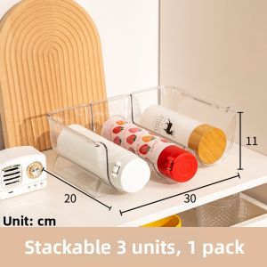 Multilayer Transparent Stackable Dustproof Cup Storage Rack