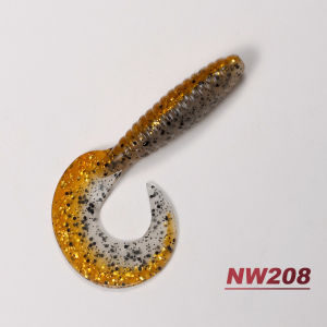 NOEBY | NOEBY Fishing Lures Silicone Bait Finesse Grub 65 80mm 2.5" 3.4" 6pcs Soft Lure Wobbler Grub Tail Artificial Bait Fishing Lures