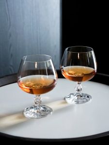 Bohemia Czech Crystal Glass Brandy Cup Cognac Glass XO Whiskey Bar Home Use European Style Pure Color Beverage Serving Set