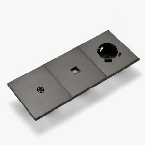 Skin Sensation USB A+C Wall Socket Rocker Switch Embedded Integrated Panel Button Light Switch Skin Feel Paint Power Sockets