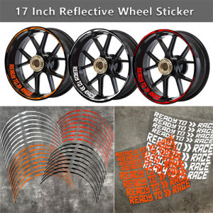 17 inch Motorcycle wheel Sticker Ready to Race Hub Decals Rim Stripe Tape for KTM Duke 390/690/890/1290