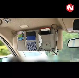 Ví da đựng giấy tờ đăng kiểm ô tô xe hơi nhiều ngăn cài tấm chắn nắng tiện lợi phù hợp các loại otô