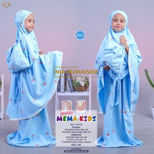 MUKENA MEMA KIDS - MUKENA ANAK  BAHAN KATUN // MOTIF STAWBERRY PLUS TAS