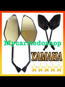 YAMAHA Design High Quality Rear View Mirror Side View Mirror wide view With YAMAHA Logo (1 Pair) Most Popular