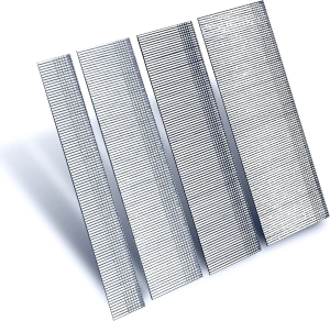 1200Pcs Flat Brad Nails F15 F20 F25 F30 Galvanized Steel Zinc-Plated Rectangular Flat Head Nails Anti-Rust for Pneumatic Air N