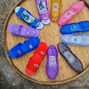 DÉP NHỰA NỮ QUAI NGANG ĐI MƯA SIÊU BỀN