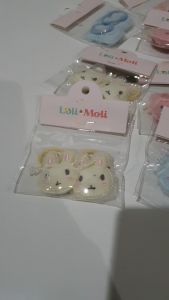 (ISI 2 PCS) KUNCIR RAMBUT / KARET RAMBUT KARAKTER BUNNY KELINCI DENGAN PITA ANAK-ANAK LUCU