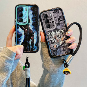 Vỏ điện thoại Infinix Hot 50 Pro + Hot50Pro Plus 4G Cổ Điển Dễ Thương Đầy Màu Sắc Mát Mẻ Ba Chiều vỏ phim hoạt hình Với 3D Búp Bê Dây Buộc Ống Kính Bảo Vệ Chống Sốc Silicone lưng mềm Bìa