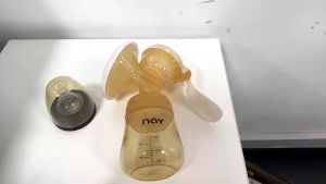 Ivorybaby Pompa ASI Manual Botol Pompa Susu Bayi Dot 180ML BPA Free