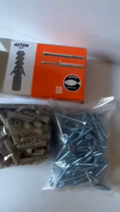 Fiser Visher S8 Isi 100 Pcs + Skrup 100pc FAB 10 x 2" Moon Lion Skrup Sekerup Pengencang Dinding Tembok