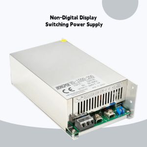 Adjustable Digital Display 12-200VDC Power Supply 1500W Output Voltage/Current Adjustable 110V220VAC to DC Motor Battery LED Use