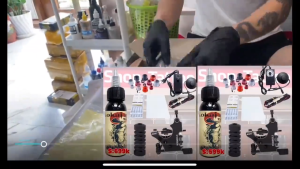 Bộ Combo 1 máy xăm trυng cấp WORM HOLE D2 để các bạn học xăm và làm việc