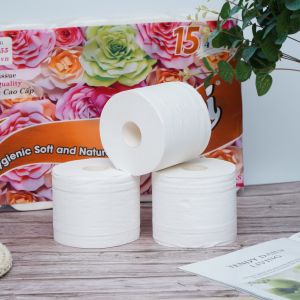 LỐC 15 Cuộn Giấy Vệ Sinh Cao Cấp MyLan Clasi Hoa Hồng 4 Lớp