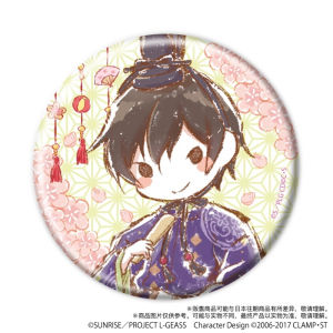 58mm Anime CODE GEASS Lelouch of the Rebellion Lelouch Lamperouge Cosplay COSTUME Badge Pin SPTE Tinplate Brooch Prop Xmas Gift