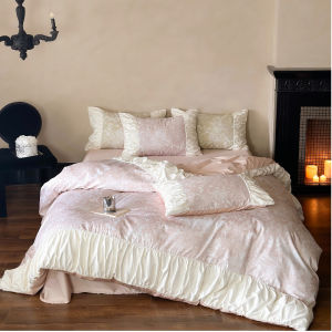 Kiss Dear | Long-staple Cotton Bedding 4-Piece Set 1.8m