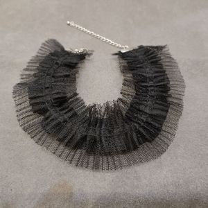 DaVee | Choker necklace with black lace Choker necklace