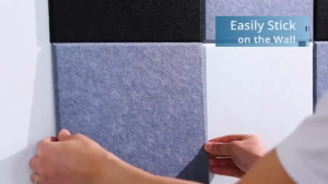 แผ่นซับเสียง แผงโฟมอะคูสติก 3D มีกาวในตัว ดูดซับเสียง กันเสียง คุณภาพสูง สําหรับติดตกแต่งผนัง