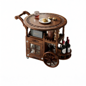 Vintage Mobile Storage Dining Cart European
