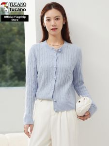 TUCANO | Pearl Button Cashmere Blend Cardigan