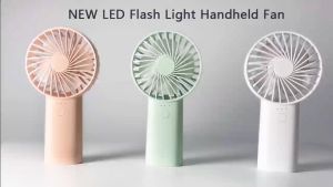 YIOMIO Gift Kipas Mini Fan Portable Fan USB Rechargeable Mist Fan 5 Speed Handheld Fan With LED Display Neck Fan Kipas Leher