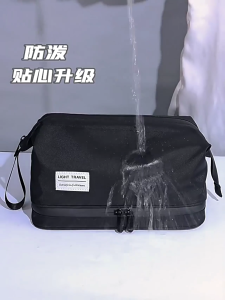 Lehuo Travel กระเป๋าใส่ของใช้อาบน้ำ กันน้ำ พับได้ พกพาง่าย