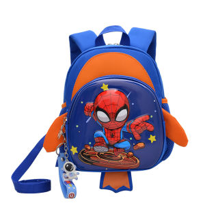 Lightweight Childrens Backpack Spiderman Kindergarten Pre-school Boys Girls Student Double Shoulder Bag 1-3-6 Years Old
