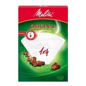 Melitta Coffee Filter Paper Drip Filter Coffee Fan Shape 1x4 Coffee Brewing Tools High Quality Restaurant Grade