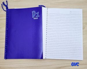 P1 Spiral- Notebook with Yarn Plain Color Cover- 80 Leaves