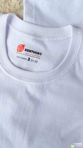 3 Pcs Kentucky T-Shirt For Newborn To Kids Toddler White Pure Cotton 6 Months Up to 14 Years Old