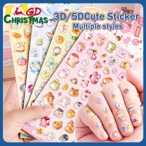 Crystal Embossed Sticker Mobile Phone Gift Manicure Decoration 3D/5D Sticker Small Card Handbook Material Sticker