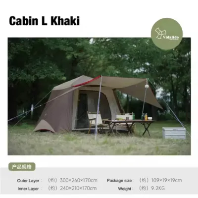 Vidalido Instant Tent เต๊นท์กางอัตโนมัติ ขนาด L / XL สินค้าของแท้ พร้อมส่งจากไทย