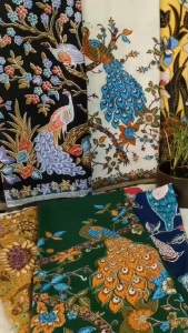 KAIN SARUNG BATIK /Sarung Batik/kain batik viral/Bouquet pattern sarong