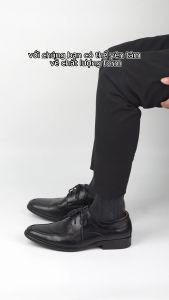 Hộp 4 đôi Tất nam công sở Mr.Socks sọc xương cá cổ cao 25cm chất liệu cotton cao cấp hút ẩm thoáng khí - MIX14-CB4