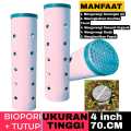 Pipa Biopori +Tutup 4 Inch Tinggi 70 Cm. 