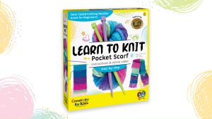 Faber-Castell Creativity for Kids - Learn to Knit Pocket Scarf