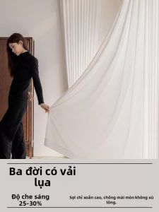 JINCHAN | Rèm Cửa Sổ Vải Apricot Tối Giản Bảo Mật Xuyên Sáng Chống snag Kháng Khuẩn Mới 2026