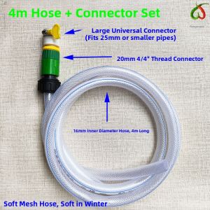 Kitchen Faucet Water Pipe Connector Soft Tube Car Wash Tube Multi-Function Joint 4 Parts 6 Parts 5 Parts Household Water Supply