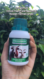 SUPLEMEN PENGGEMUK MULTIVITAMIN PROGEMUK MENAMBAH NAFSU MAKAN MENINGKATKAN DAYA TAHAN TUBUH HEWAN TERNAK