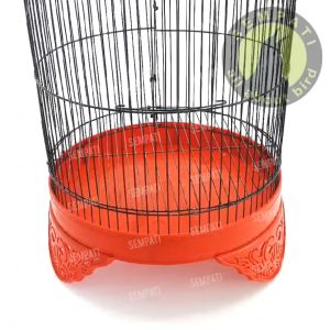 SEMPATI Tebok Lovebird Motif Ukir Plastik Tebal Tebok Sangkar Kandang Burung Lovebird Love Bird Lb Tebok Sangkar Bulat Oval Kapsul