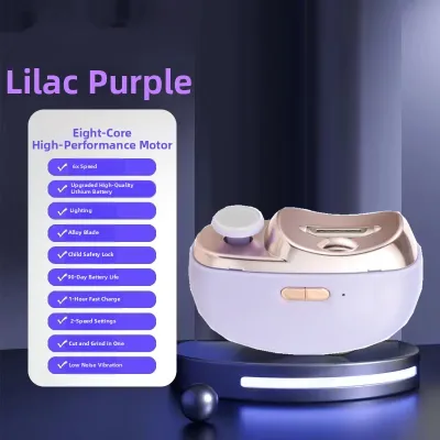 Automatic Safe Nail Clipper for Seniors Children and Adults Electric Trimming and Grinding Set