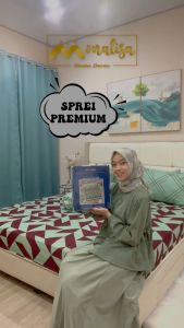 Monalisa Premium Sprei Uk 160/180 x 200 T 20 - Motif Dewasa / Abstrak / Bunga