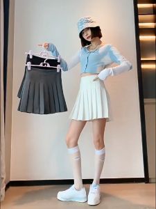 [สินค้าเฉพาะจุด] 4สี XS-3XL สไตล์เกาหลี Skirt เอวสูง กระโปรงเทนนิส สีพื้น กระโปรงสั้น เซ็กซี่ กระโปรง