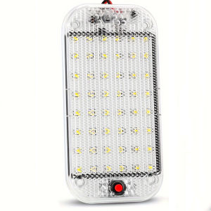Universal Ceiling Light: A Bright Car Indoor Lamp with ON/OFF Switch & 48LEDs Interior Dome Light