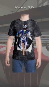 Kaos 3D 3 Dimensi Motorcross Premium Bangkok Thailand